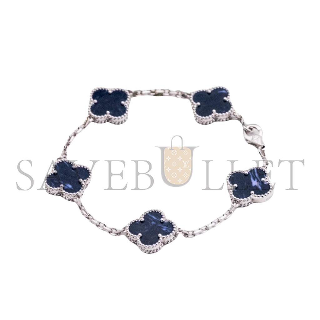 VAN CLEEF ARPELS VINTAGE ALHAMBRA BRACELET, 5 MOTIFS VCARP7S400